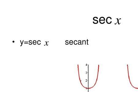 secx的反三角函数是什么