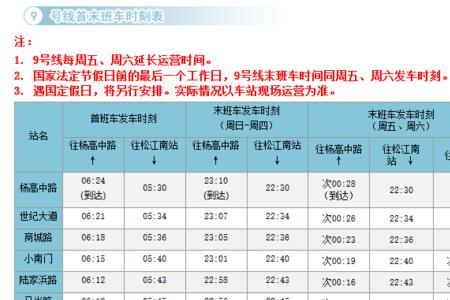 上海虹桥站地铁11末班车时间