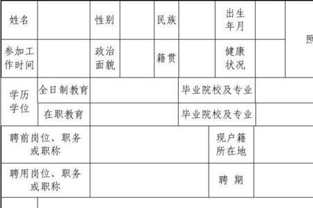 聘用登记表是什么