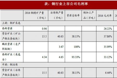 铜储备最多的上市公司