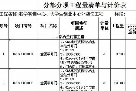 采购清单有施工费这一项吗