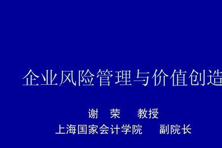 企业自身风险是什么意思