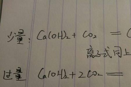 澄清石灰水变浑浊的化学方程式