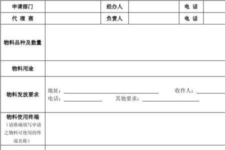 物料申请单和采购申请单的区别