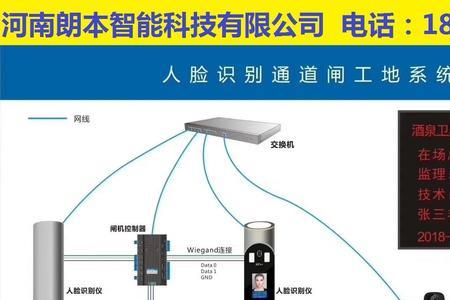 人脸识别门禁需要放几条线