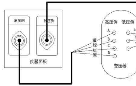 断路器变比调整方法接线