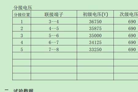 变压器额定电压计算公式