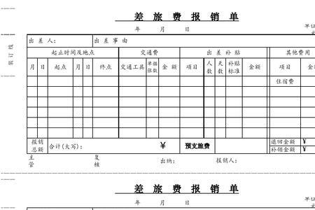 出差动车报销标准