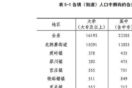 如何查询一个镇的人口