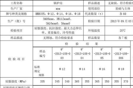 钢筋试验检测项目有哪些