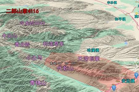 乌鞘岭隧道地图