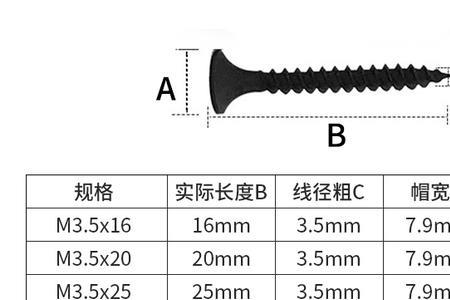 自攻细牙螺纹标准