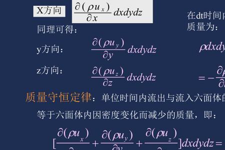 流体力学恒定流连续性方程式