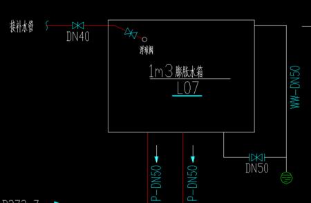 给排水图纸中FD是什么意思