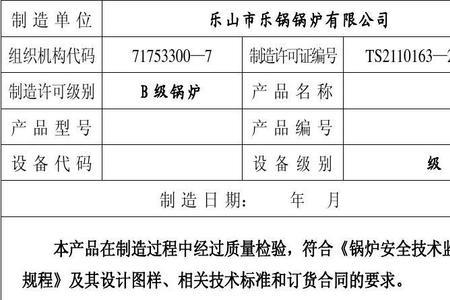 燃气锅炉证的具体要求