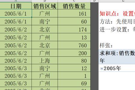 透视表数据不在同一行怎么办