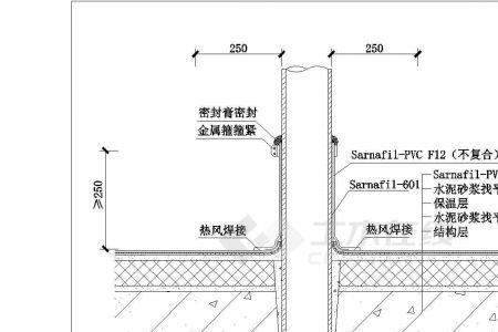 屋面飘檐西瓦怎么收口