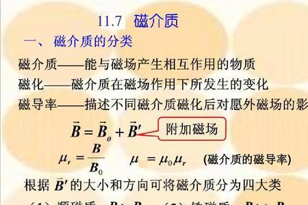 磁介质的分类