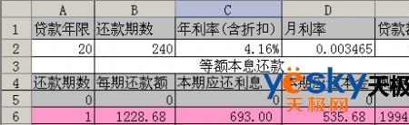 excel如何求每期偿还期