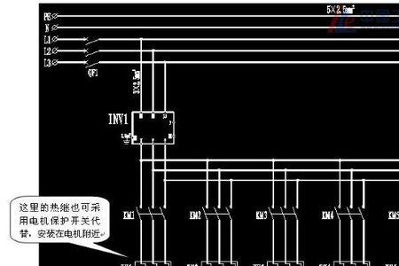 变频器控制双速电机如何接线