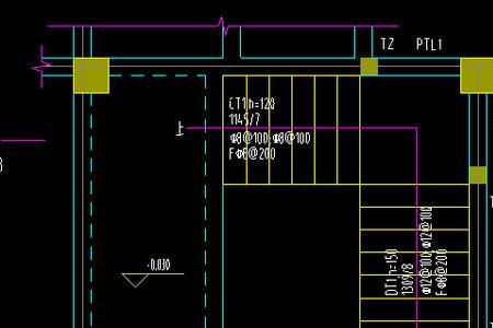 基础楼梯钢筋预埋图纸怎么看
