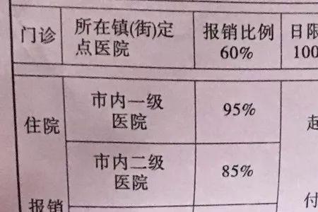 医保定额报销什么意思