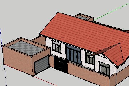 sketchup模型滑动的时候不见了