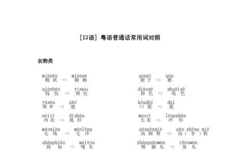 涯话与粤语口语通用吗