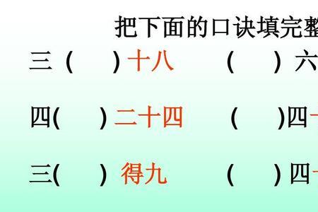 2乘6和6乘2可以同一句口决计算