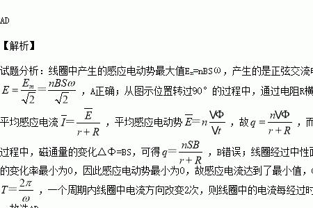 中性面电动势一定为零吗