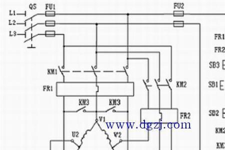 大功率电机三相接线法线路图