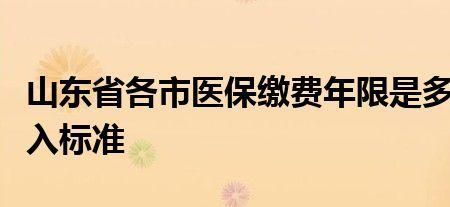 医保缴费年限和实缴年限