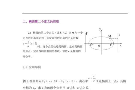 椭圆第三定义是怎么推导出来的