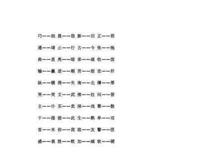 马虎的反义词2个字