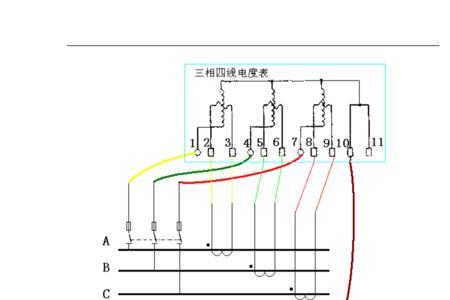 三相四线电表怎么接24v