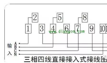 三相电的主线接线方法