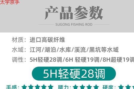 6.3的鱼竿选择5h28调还是6h19调