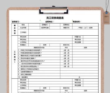 公司背景调查会对一般员工做吗