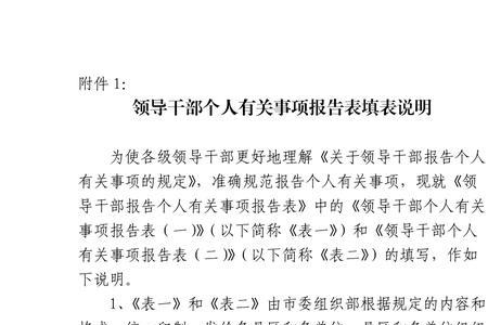 国有企业个人有关事项报告规定