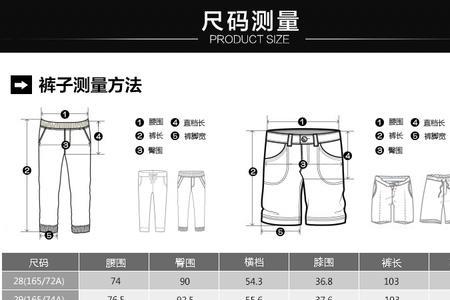 3x裤子阔腿裤尺码对照表