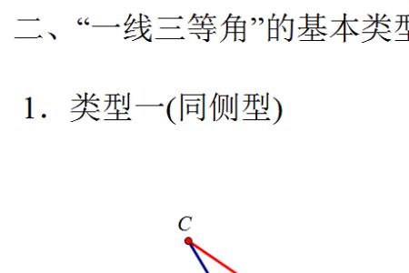 一线三等角模型总结