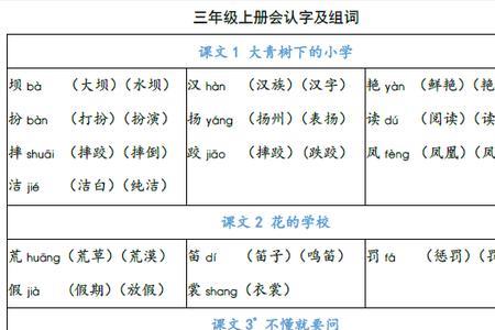 仔的第三声组词二年级下册