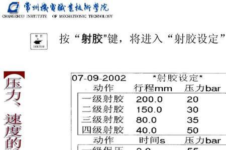 注塑厚和薄产品压力速度怎么调