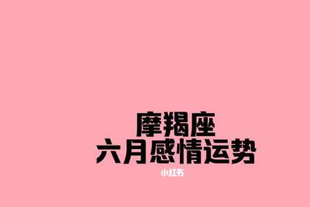 摩羯座6月份幸运色