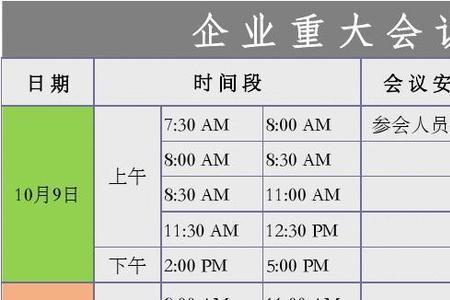 入企检查会议议程