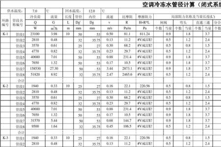 暖气走表的计算方法