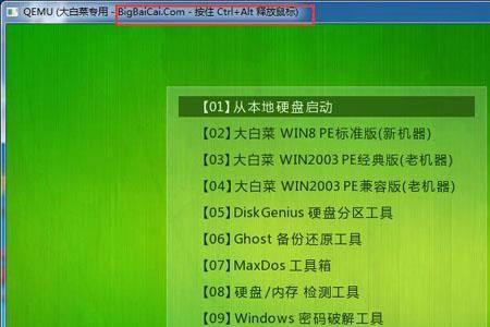 大白菜u盘装系统win10哪个版本