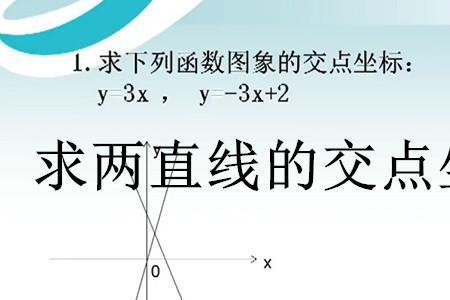 两圆相交如何求两个交点坐标