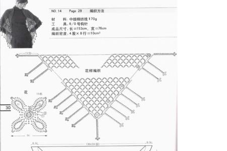 荷包披肩编织教程