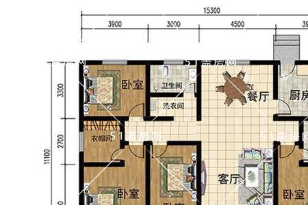 四间东西平房哪间做主卧